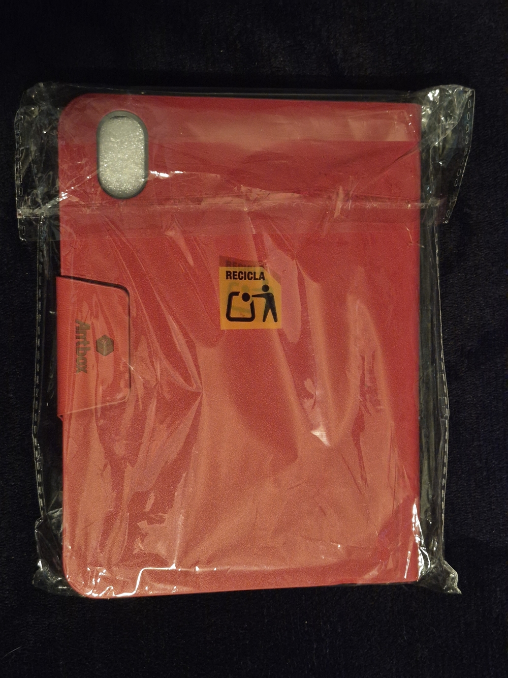 Antbox Red Vegan Leather Tablet Case Cover Holder 8 x 6 Inches New In Packaging
